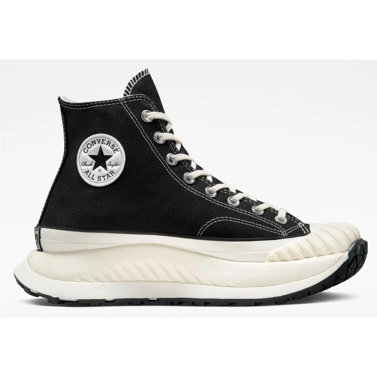 Chuck 70 At-cx Hi Top Canvas Shoes Lugged Sole Men`s Sneakers Kicks Black/Egret/Black by Converse