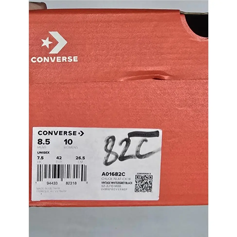 Converse shoes - White/Egret/Black 5