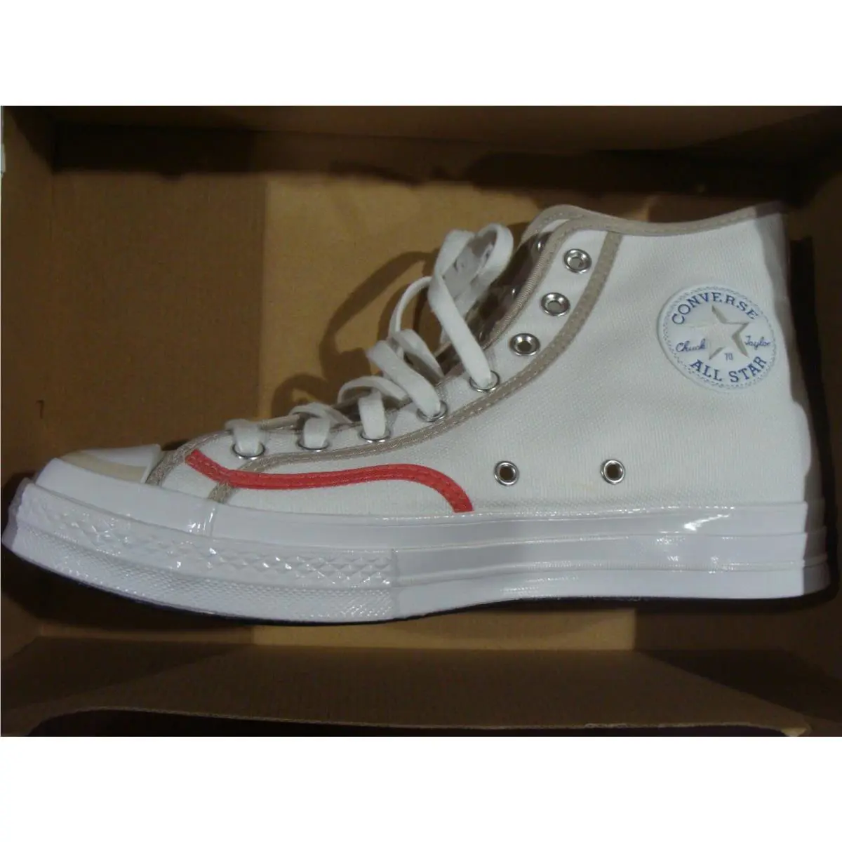 Converse shoes - CONVERSE CHUCK - CHUCK - 171408C - WHITE/STRING/WHITE 4