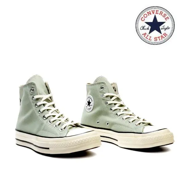 Converse shoes - CONVERSE CHUCK 70 - CHUCK - A02756C - SAGE EGRET BLACK 1
