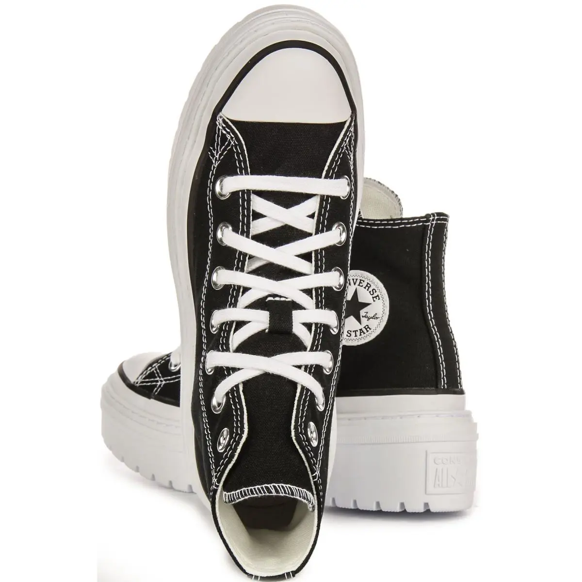 Converse shoes - BLACK WHITE 2