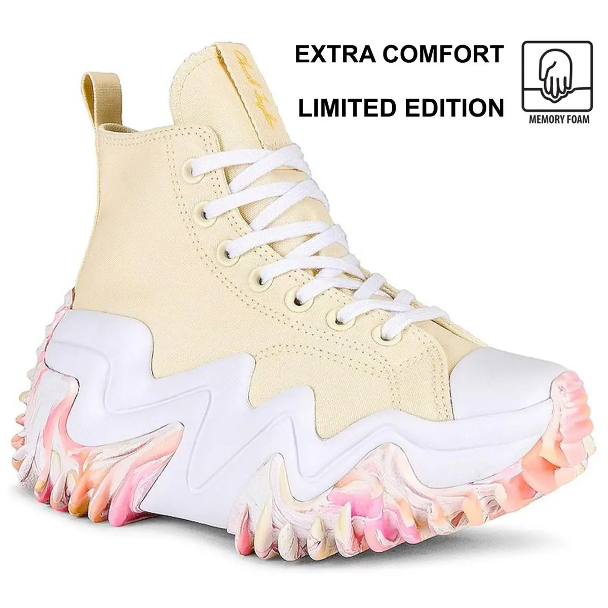 Converse shoes - Converse Run Star - Run Star - A03518C - Cheeky Coral, & White 6