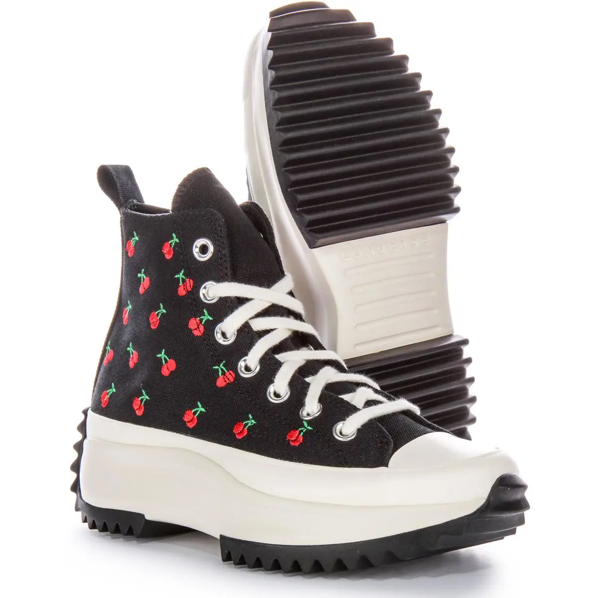 Converse shoes - BLACK RED 3