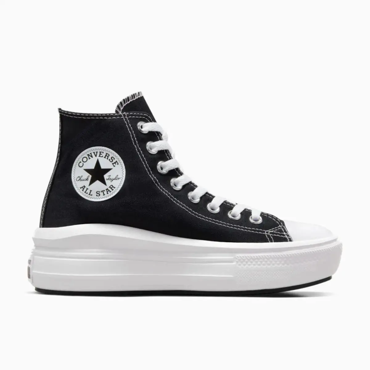 Converse Chuck Taylor All Star Move Platform Women`s Sneakers Black/ivory/white