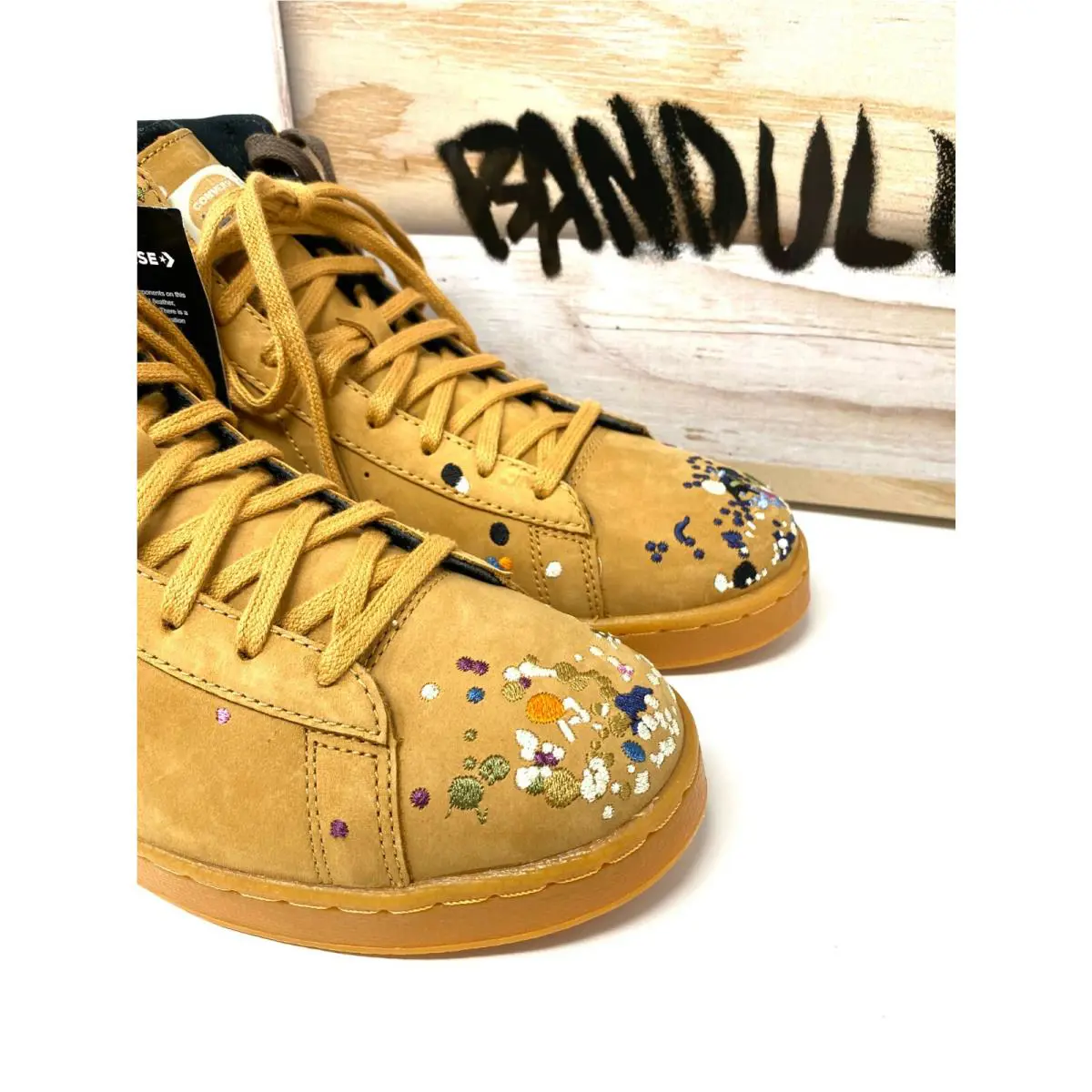 Converse shoes - Converse x Bandulu - Bandulu - 169908C - Yellow 2