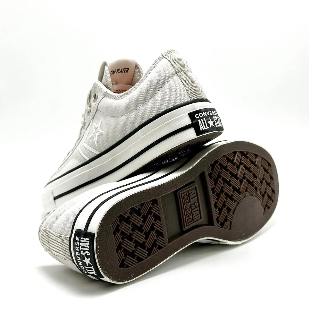 Converse shoes - Converse Chuck Taylor All Star Leather High Top - A09855C - Gray 8