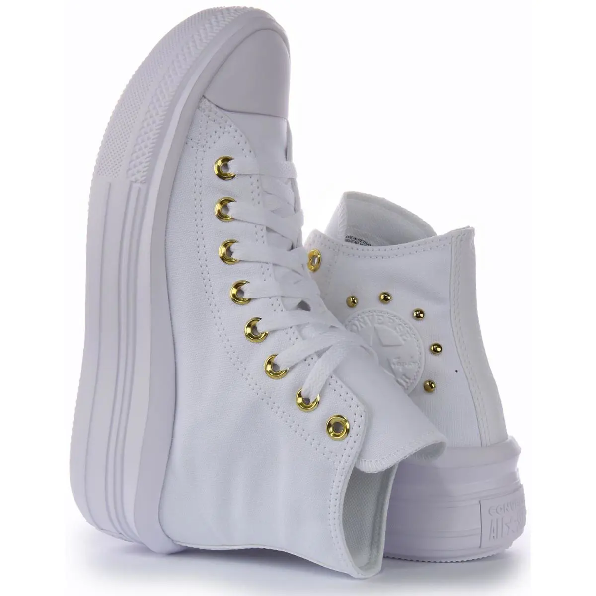 Converse shoes - WHITE GOLD 2