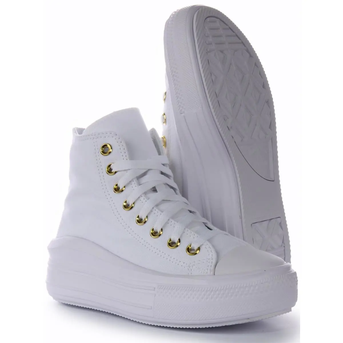 Converse shoes - WHITE GOLD 3