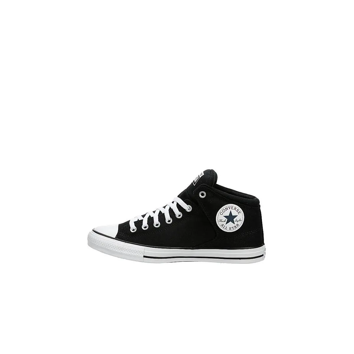 Converse Mens Chuck Taylor All Star High Street High Top Sneaker - Black White - Black