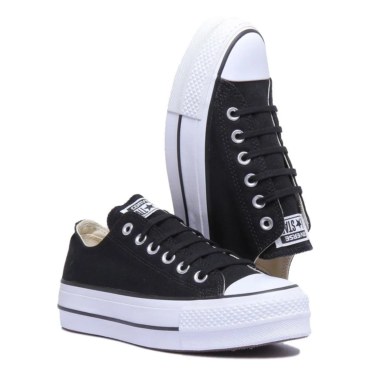 Converse shoes - Black White 3