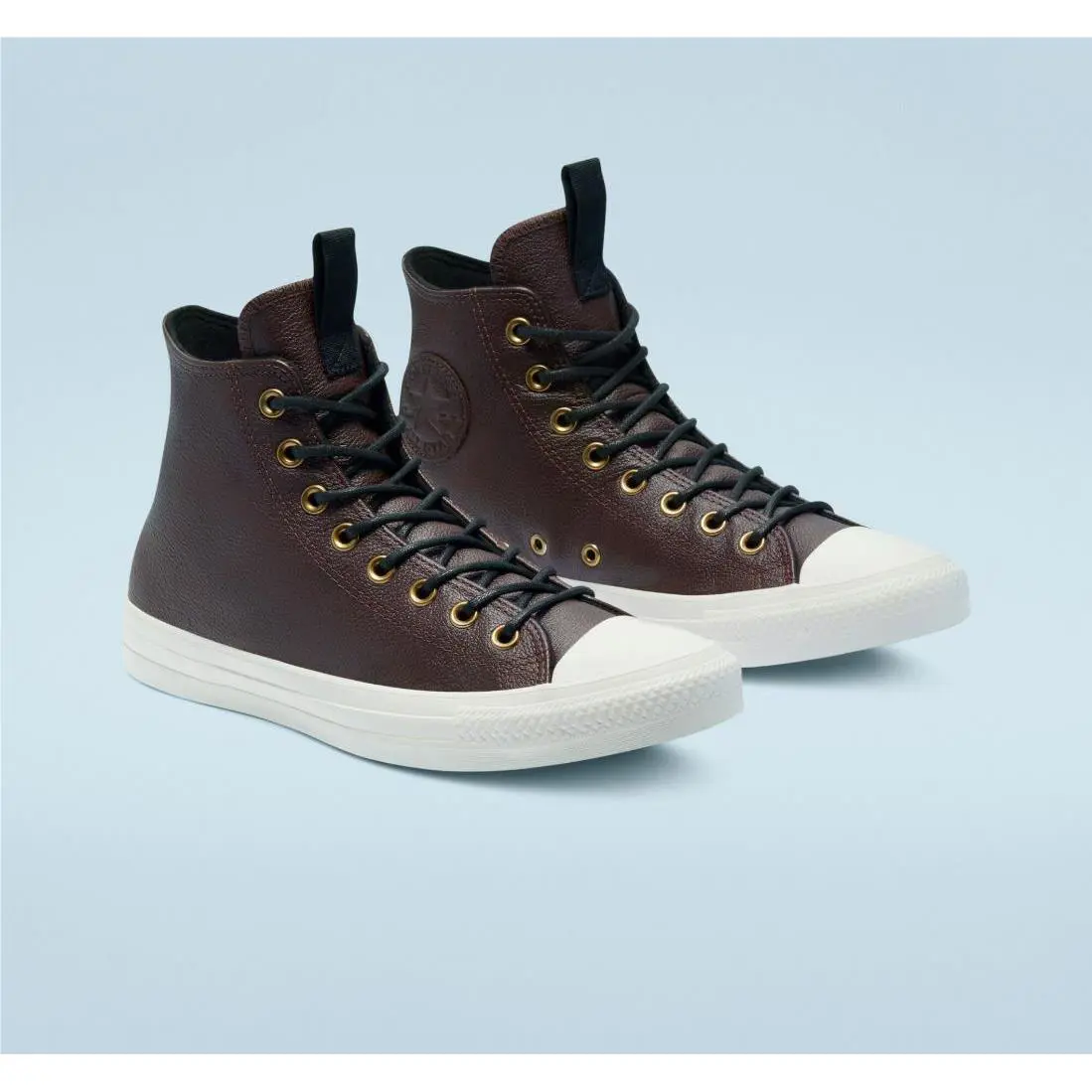 Converse shoes - Converse Chuck Taylor All Star Leather High Tops - 169659C - Brown 6