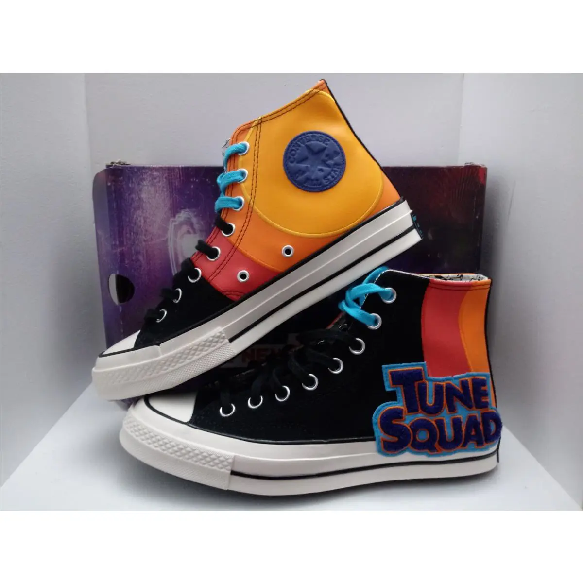 Converse shoes - Converse Chuck Taylor All-Star Hi - 172482C - BLACK/MANTRA ORANGE 0
