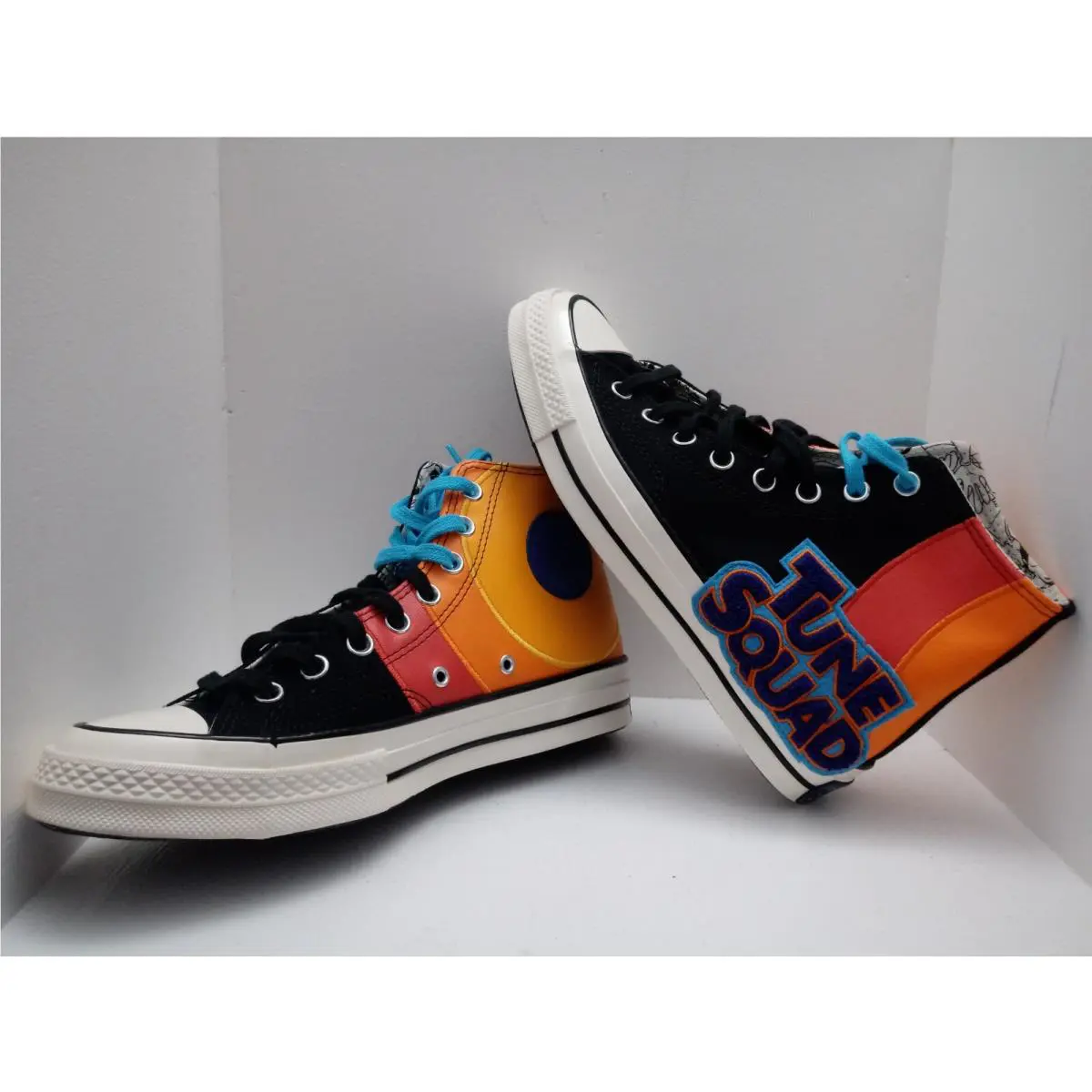 Converse shoes - Converse Chuck Taylor All-Star Hi - 172482C - BLACK/MANTRA ORANGE 7