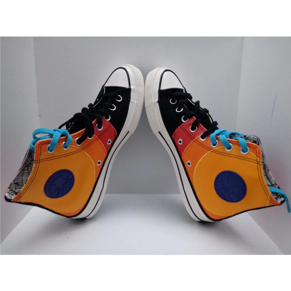Converse shoes - Converse Chuck Taylor All-Star Hi - 172482C - BLACK/MANTRA ORANGE 17