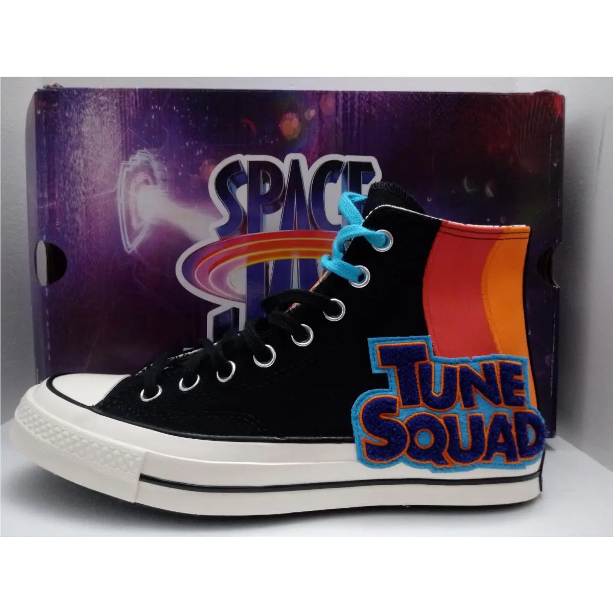 Converse shoes - Converse Chuck Taylor All-Star Hi - 172482C - BLACK/MANTRA ORANGE 27