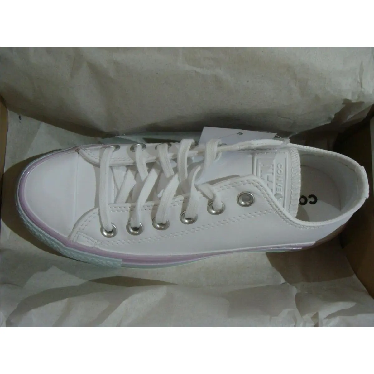 Converse shoes - WHITE/LILAC MIST/POLAR BLUE 3