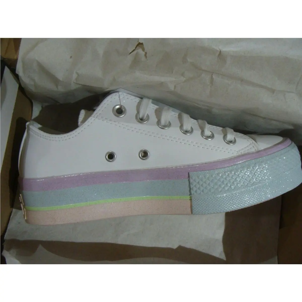 Converse shoes - WHITE/LILAC MIST/POLAR BLUE 4