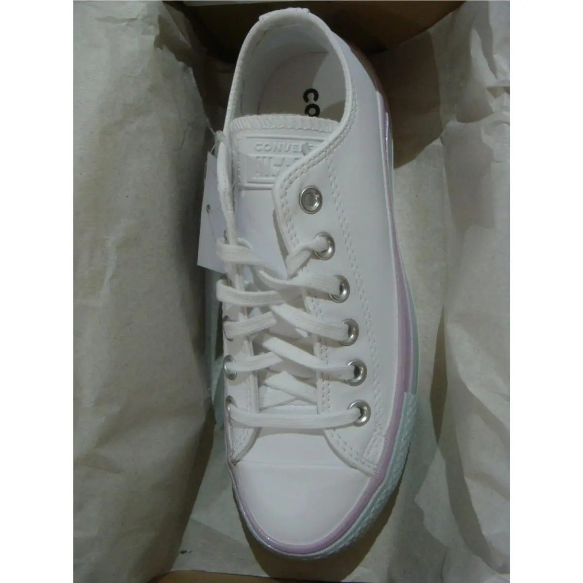 Converse shoes - WHITE/LILAC MIST/POLAR BLUE 10