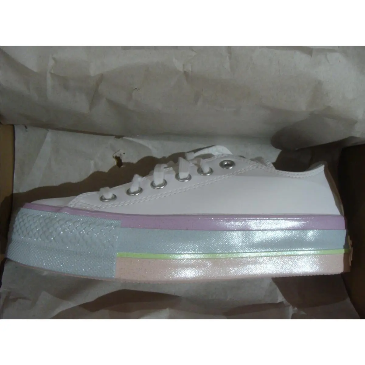 Converse shoes - WHITE/LILAC MIST/POLAR BLUE 7