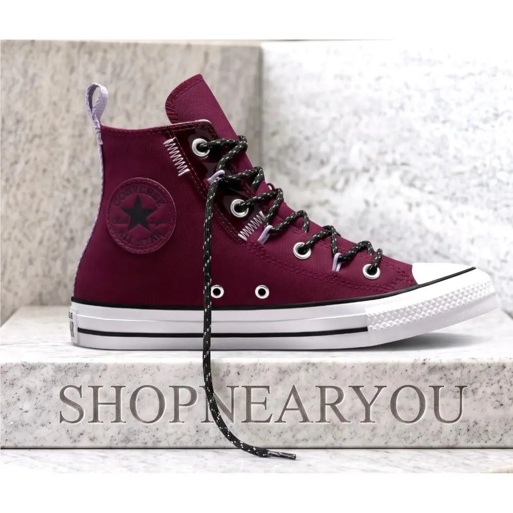 Converse Women`s Chuck Taylor All Star Ctas Shoes High Top Sneakers Kicks - Red