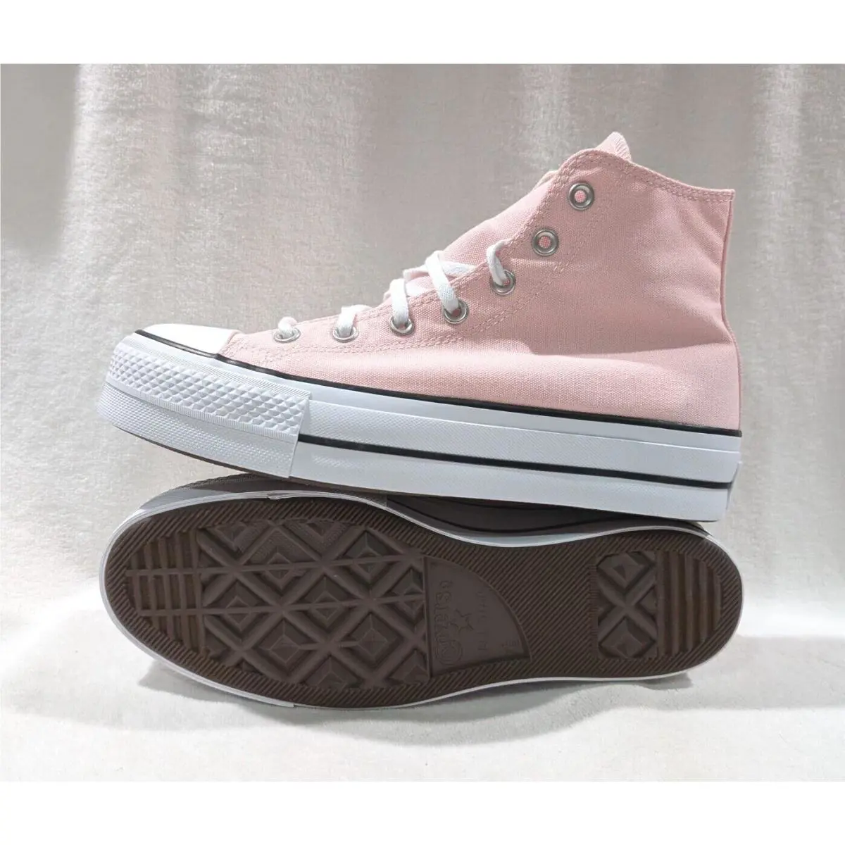 Converse shoes - Converse CTAS Lift Hi - CTAS Lift - A06507F - Pink/White 1