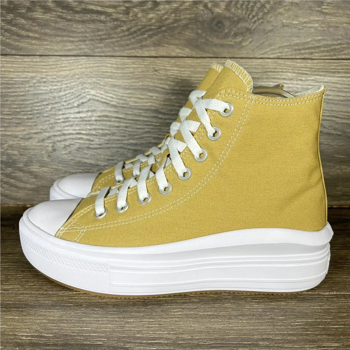 Converse shoes - Converse Chuck Taylor All Star Move Hi - Yellow 2