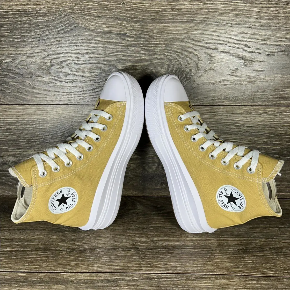 Converse shoes - Converse Chuck Taylor All Star Move Hi - Yellow 5