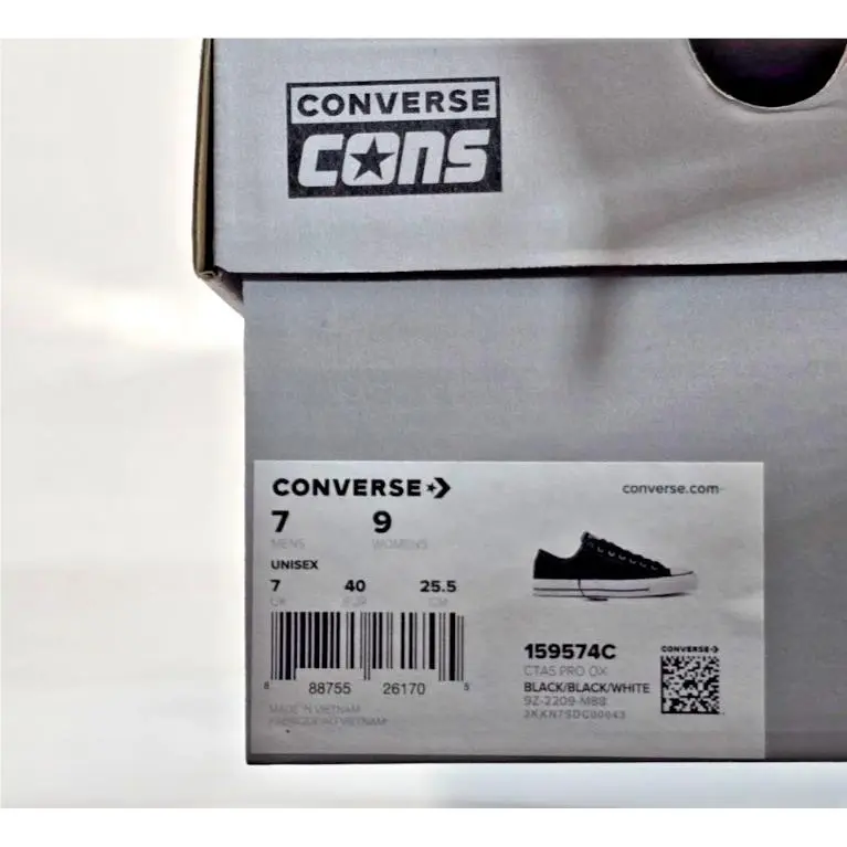 Converse shoes - Converse Cons - Cons - Black 9