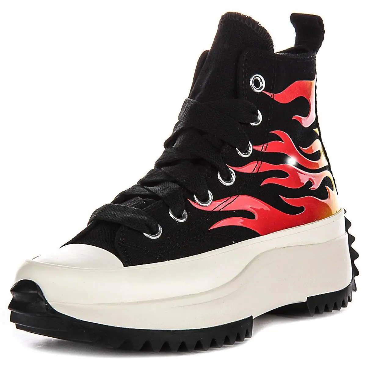 Converse shoes - BLACK RED 4