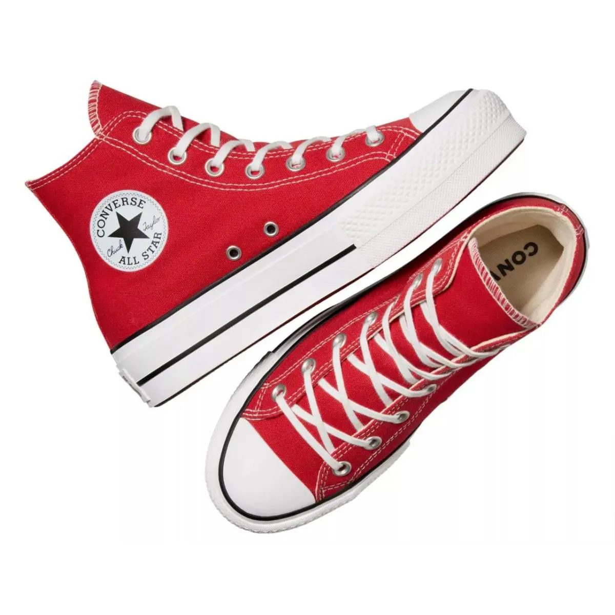 Converse shoes - Converse Chuck Taylor All Star Lift - Red, Manufacturer: Red/White/Black 3