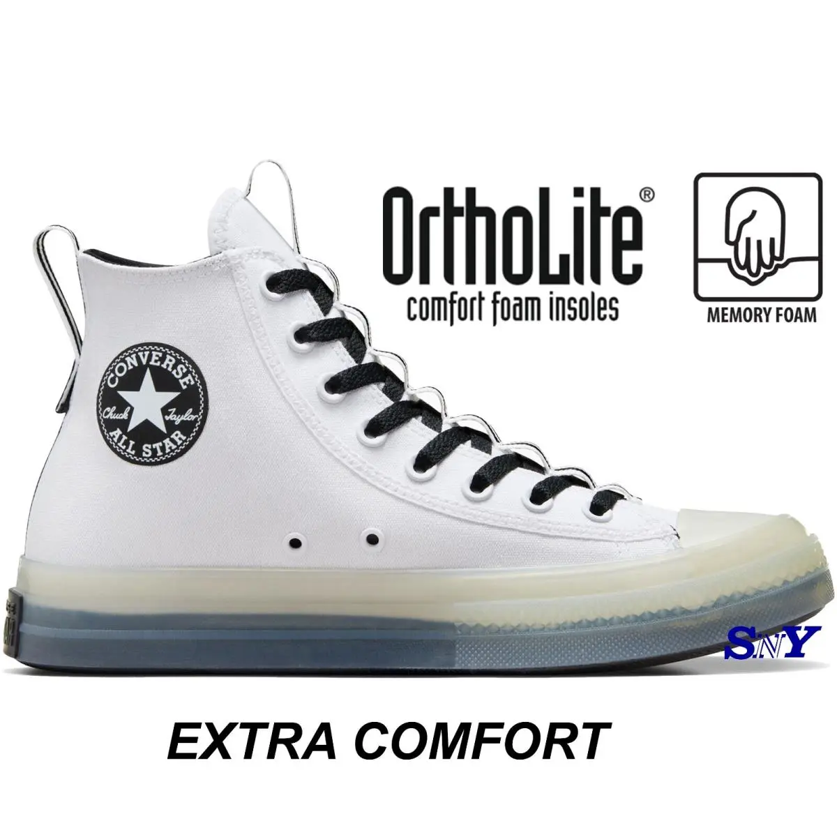 Converse Chuck Taylor All Star CX Explore Hi Top Utility Sneakers Shoes - White