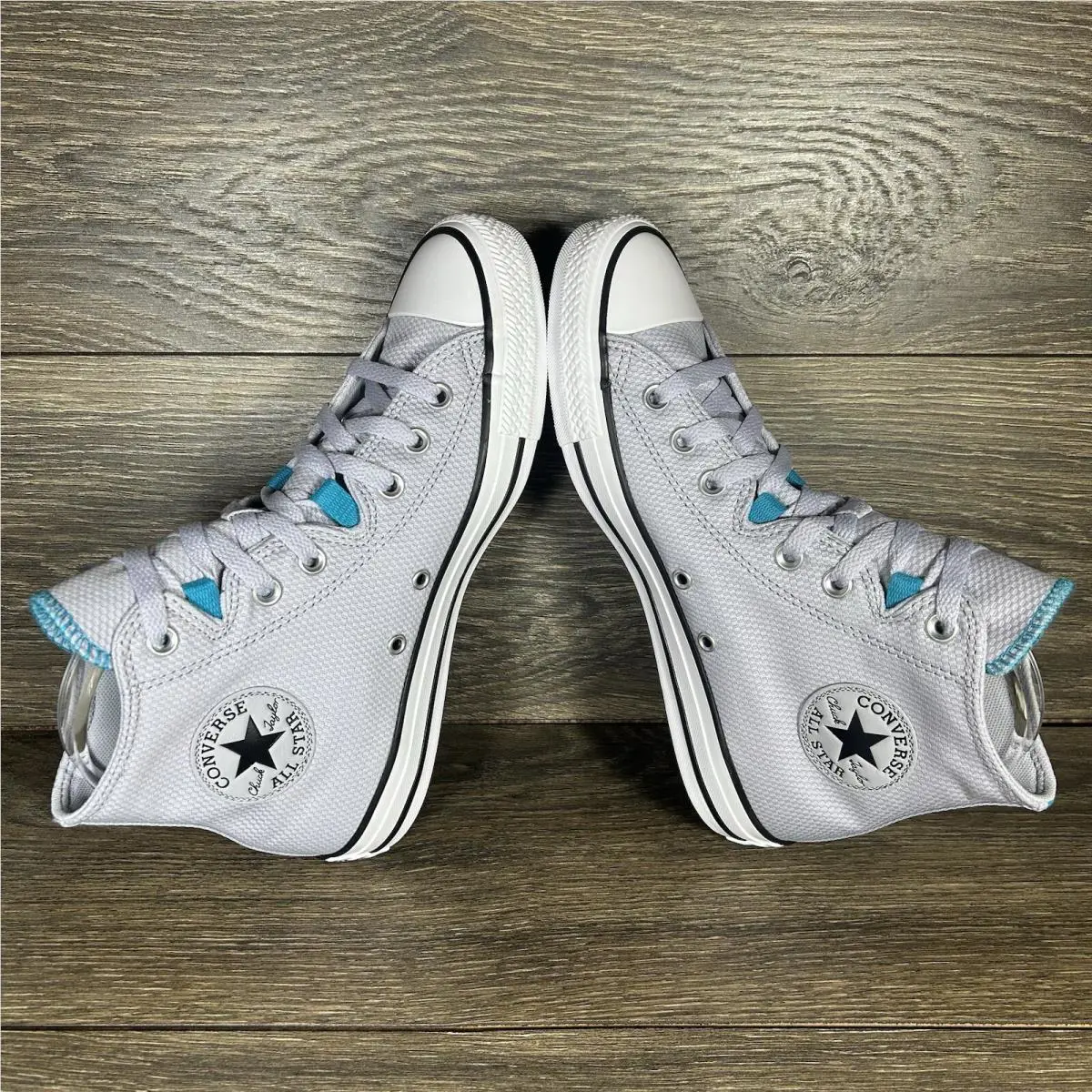 Converse shoes - Converse Chuck Taylor All Star Hi - Gray, Blue 5