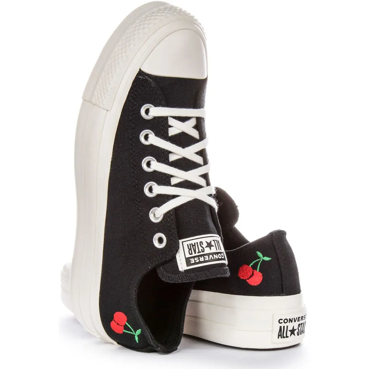 Converse shoes - BLACK WHITE 8