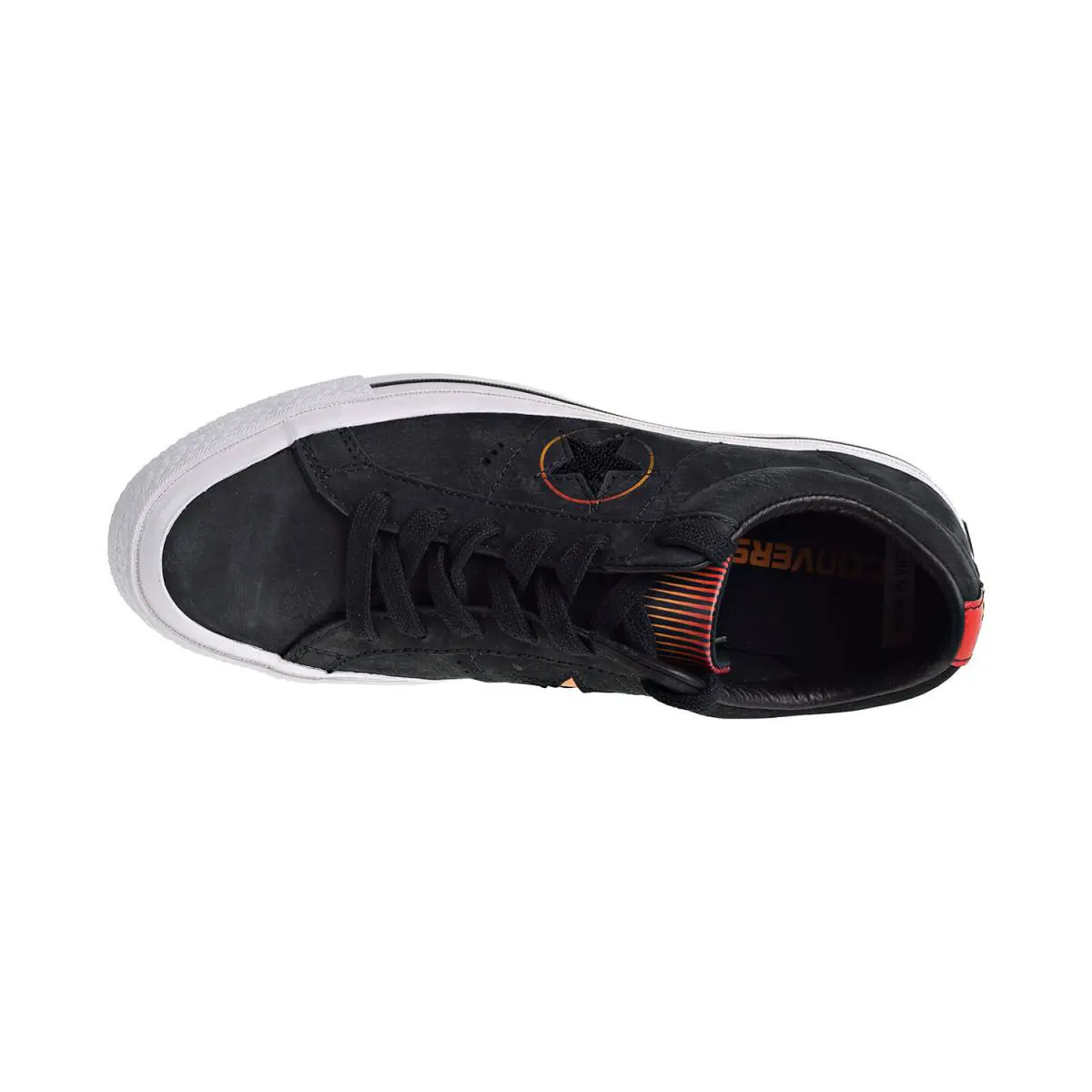 Converse shoes - Black/Enamel Red/Orange Ray 9