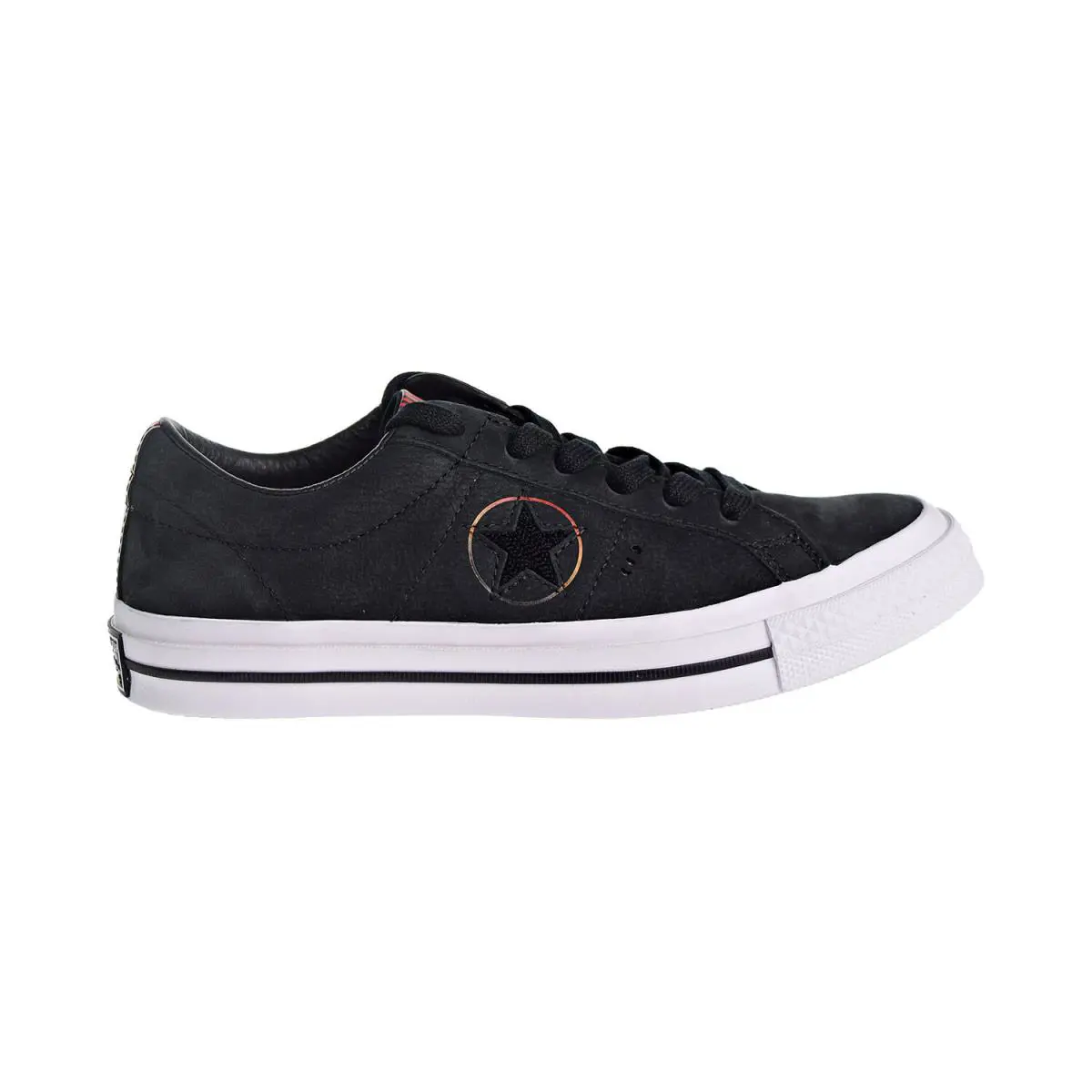 Converse shoes - Black/Enamel Red/Orange Ray 5