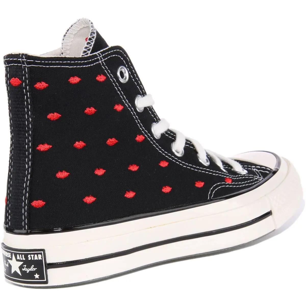 Converse shoes - BLACK RED 1
