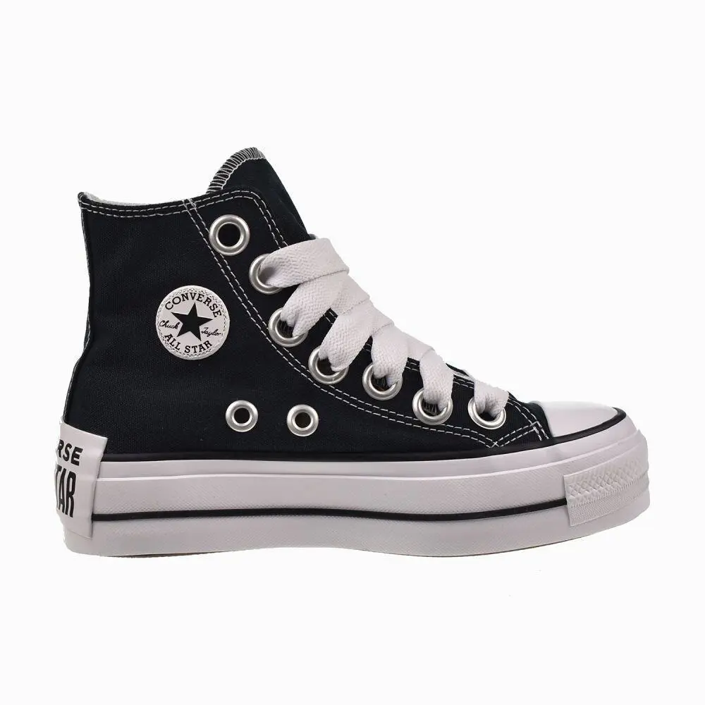 Converse Ctas Lift Hi Women`s Shoes Black/white A10424F - Black/White