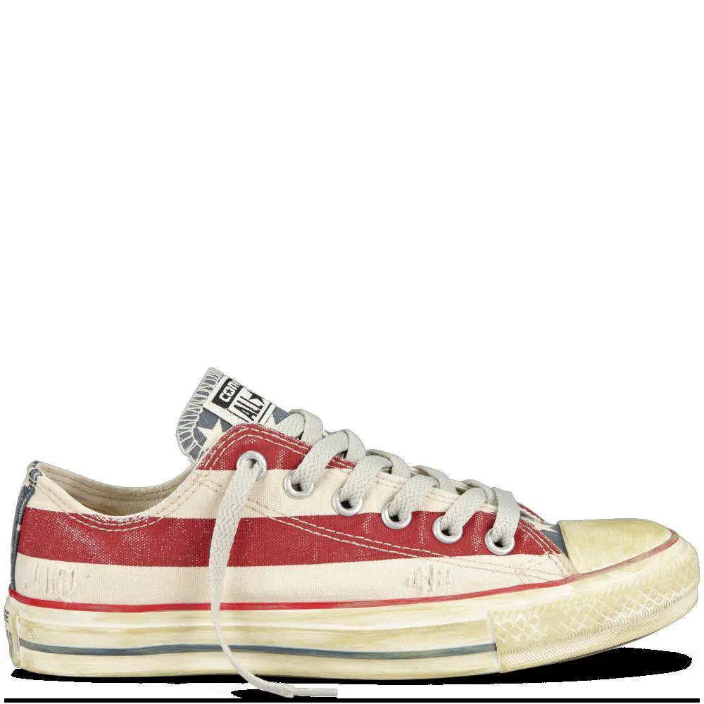 Converse shoes - Converse All Star OX - All Star - White/Navy/Red 0