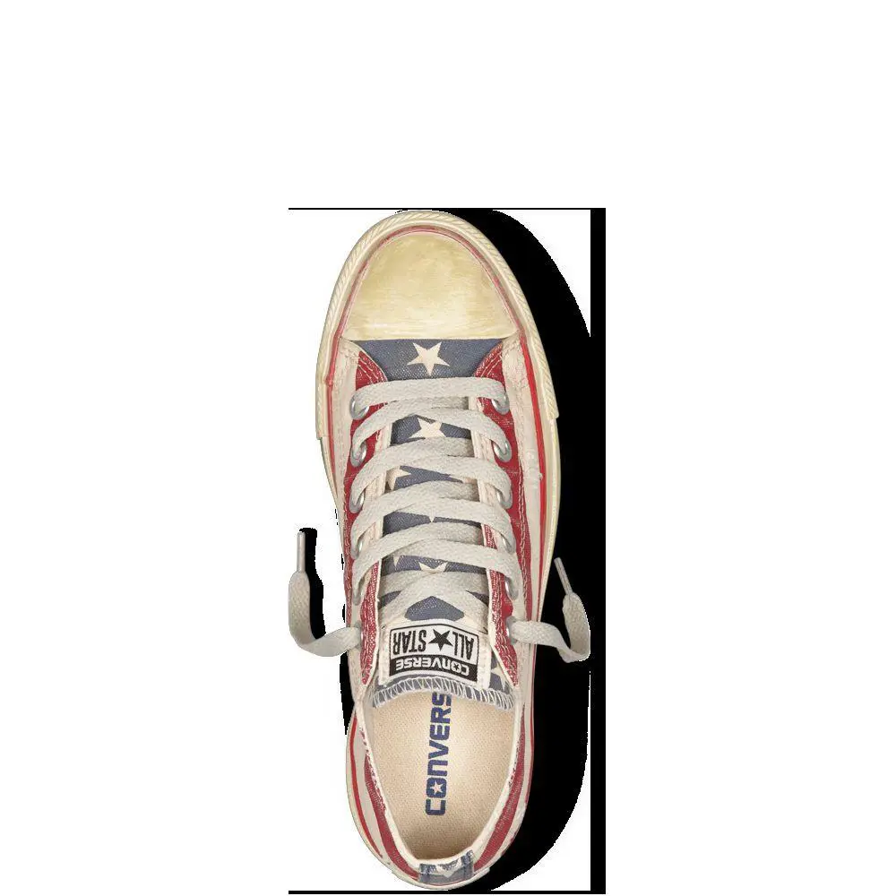 Converse shoes - Converse All Star OX - All Star - White/Navy/Red 4
