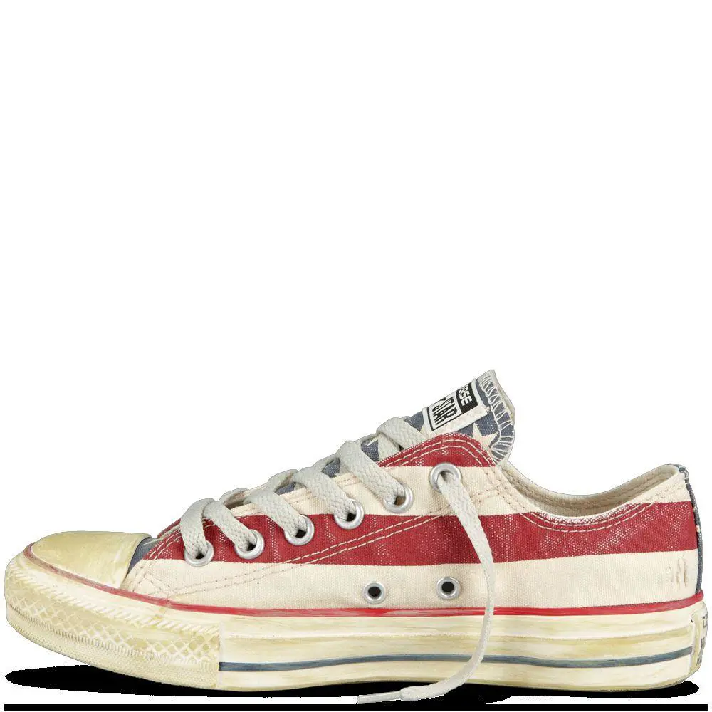 Converse shoes - Converse All Star OX - All Star - White/Navy/Red 7