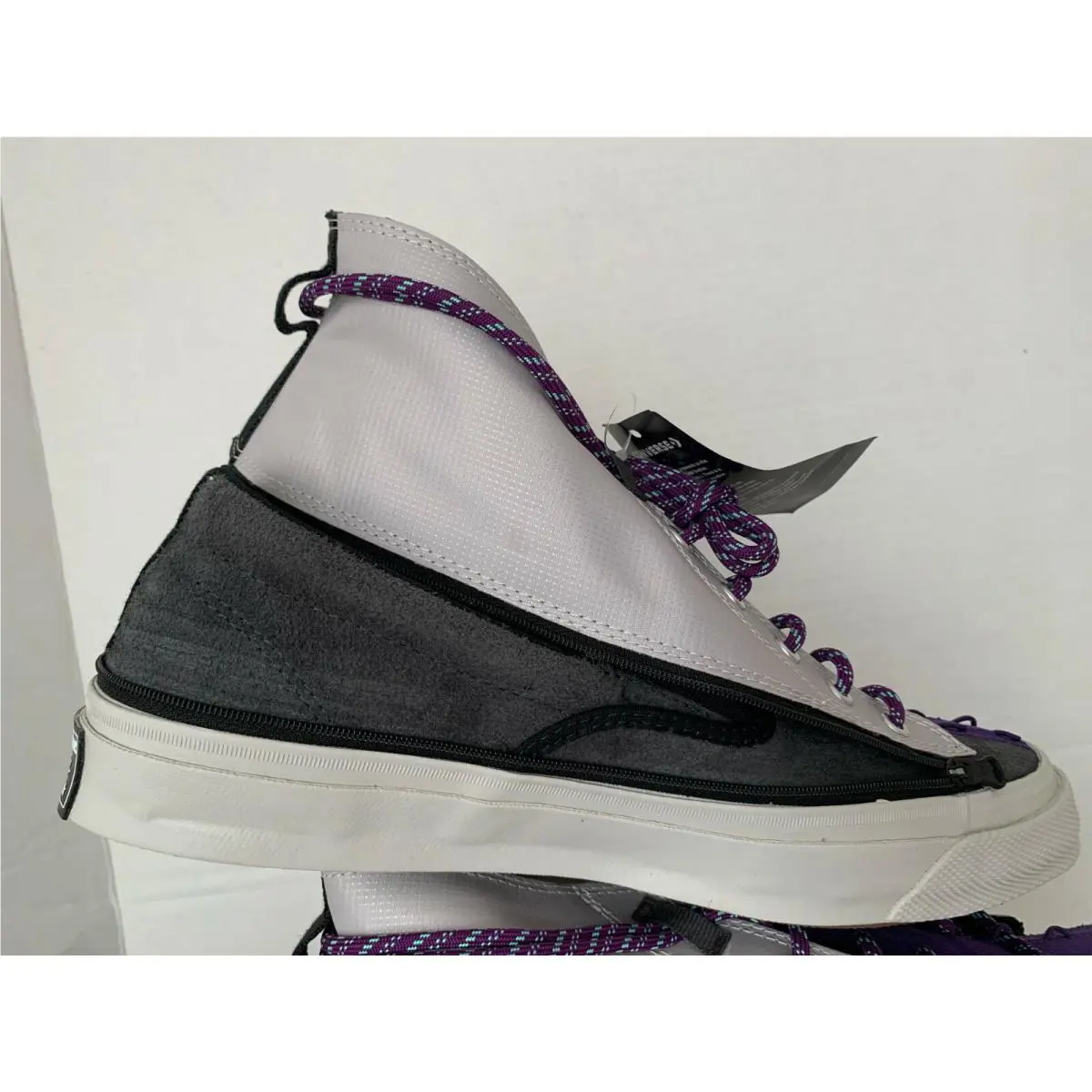 Converse shoes - Converse Deck Star - Deck Star - 170054C - PALE PUTTY/BLACK/PURPLE, Manufacturer: 170054C 8