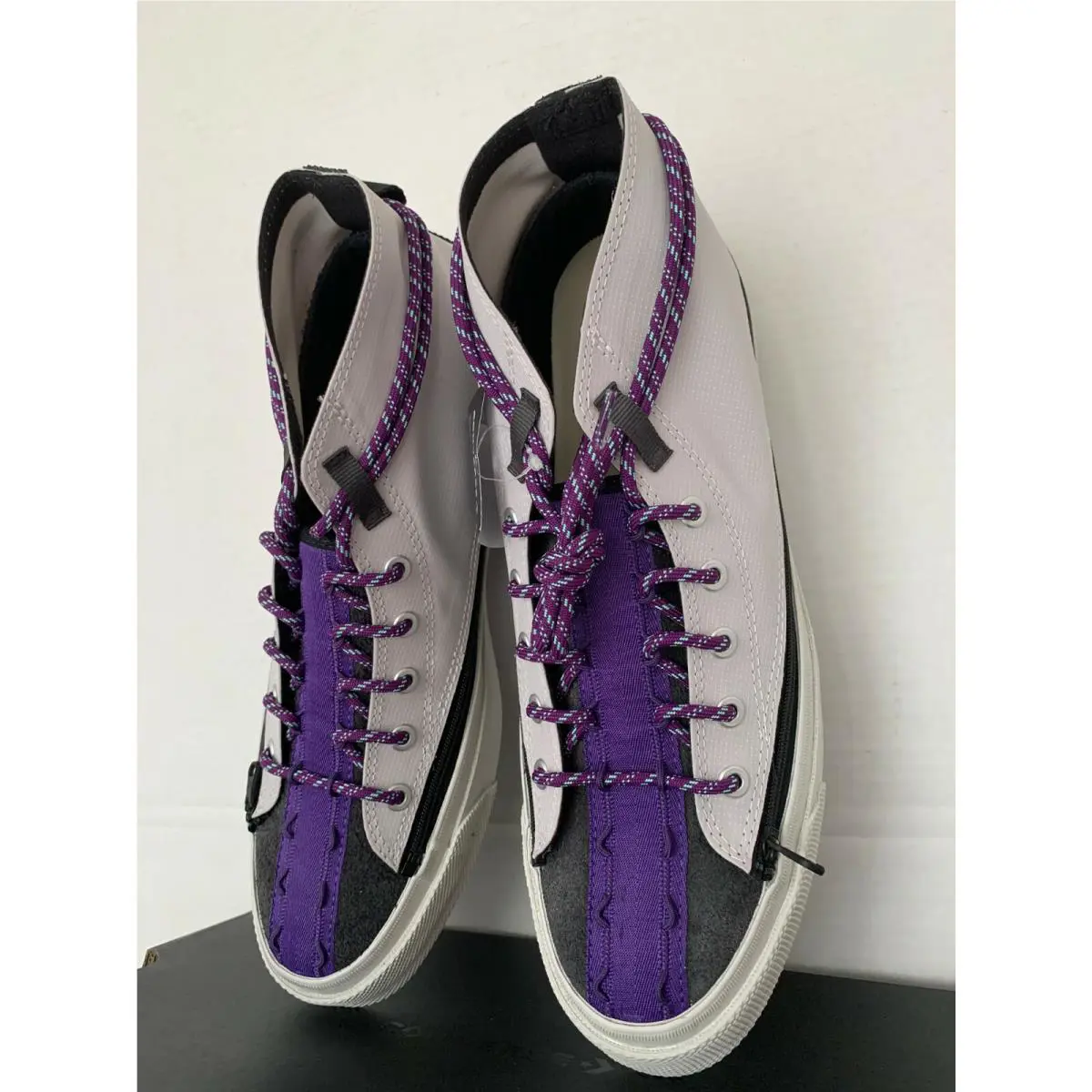 Converse shoes - Converse Deck Star - Deck Star - 170054C - PALE PUTTY/BLACK/PURPLE, Manufacturer: 170054C 10