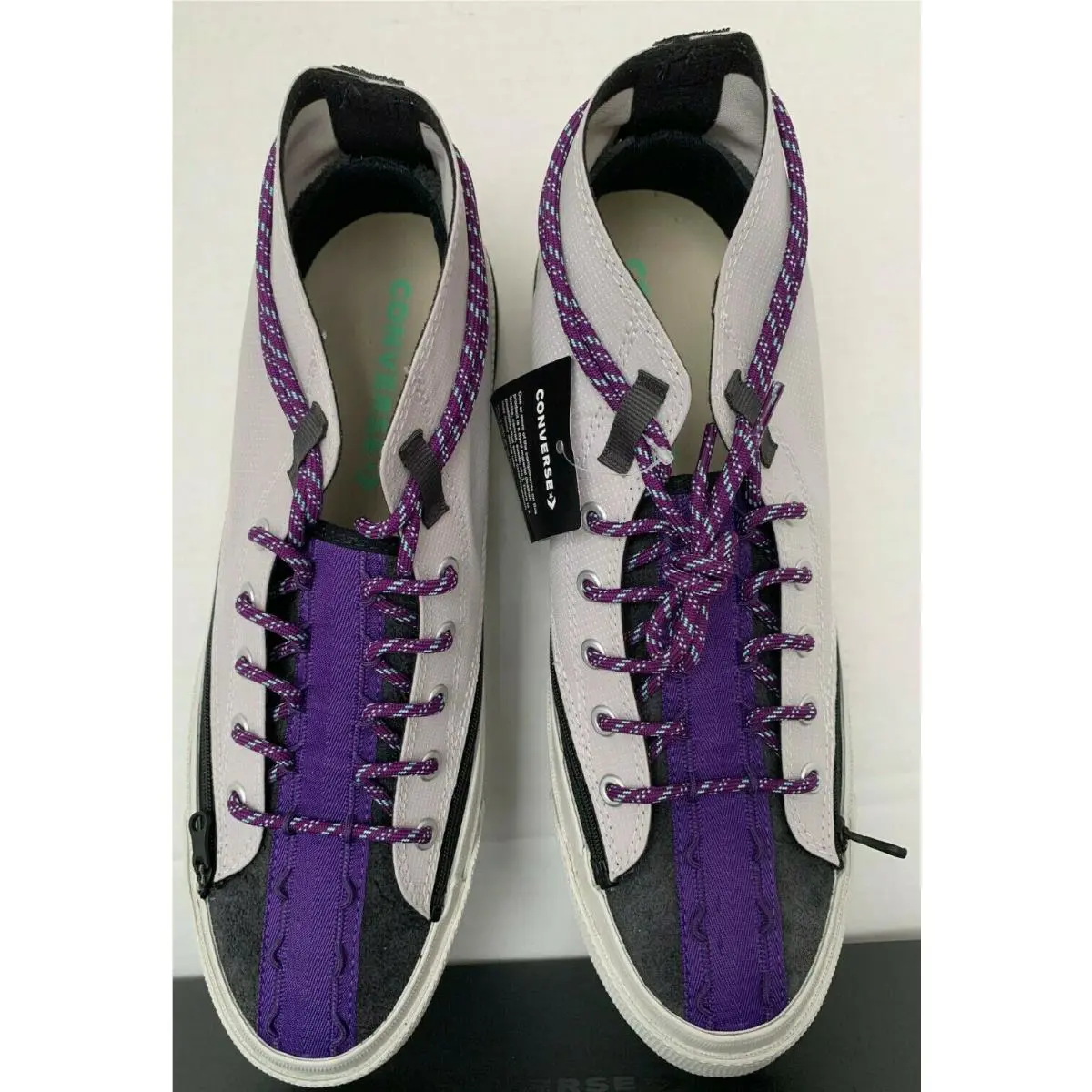 Converse shoes - Converse Deck Star - Deck Star - 170054C - PALE PUTTY/BLACK/PURPLE, Manufacturer: 170054C 1