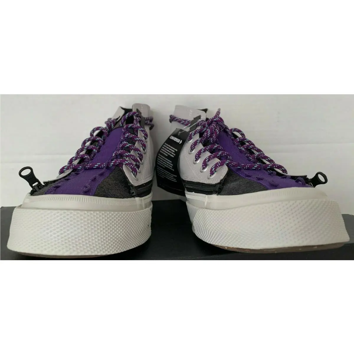 Converse shoes - Converse Deck Star - Deck Star - 170054C - PALE PUTTY/BLACK/PURPLE, Manufacturer: 170054C 2