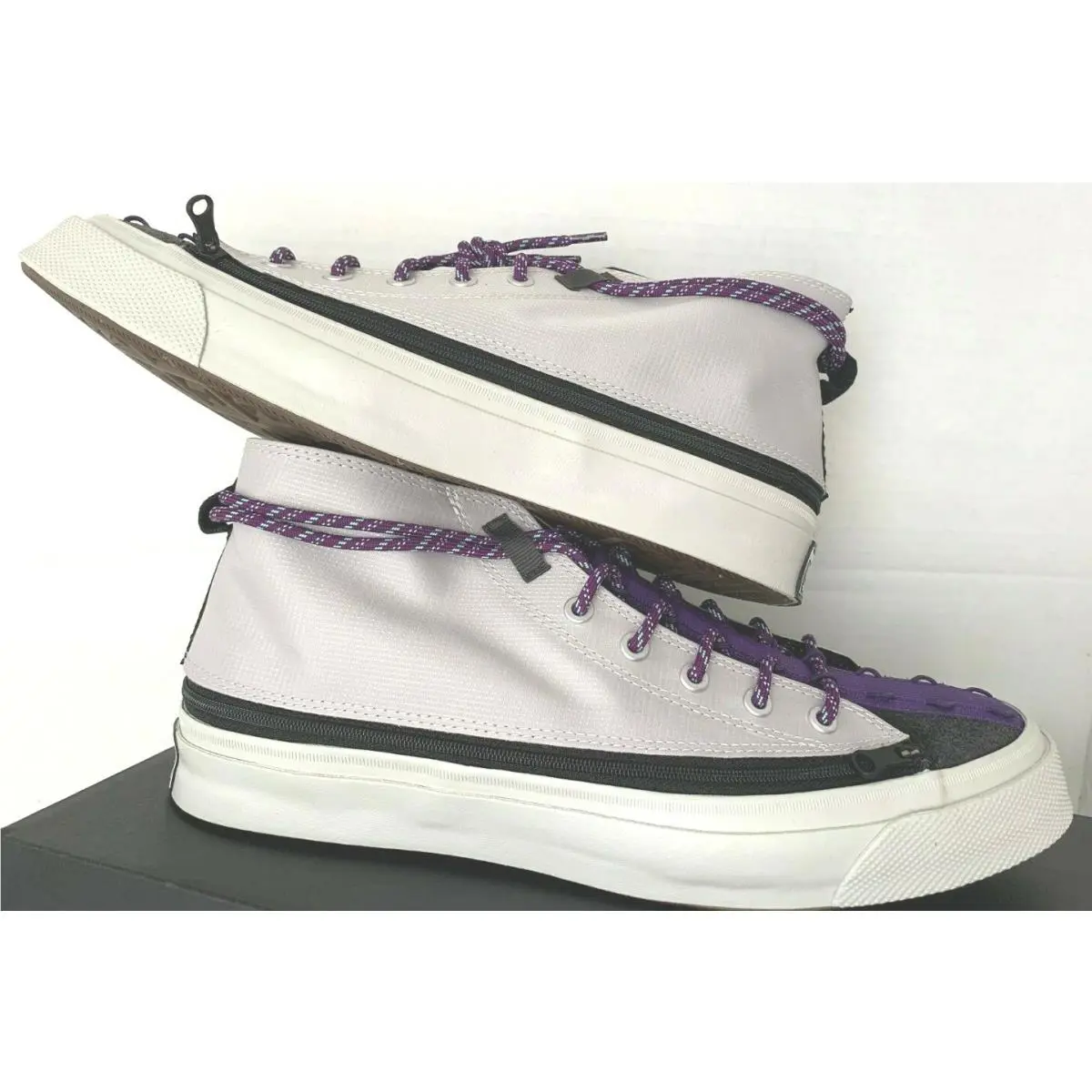 Converse shoes - Converse Deck Star - Deck Star - 170054C - PALE PUTTY/BLACK/PURPLE, Manufacturer: 170054C 11