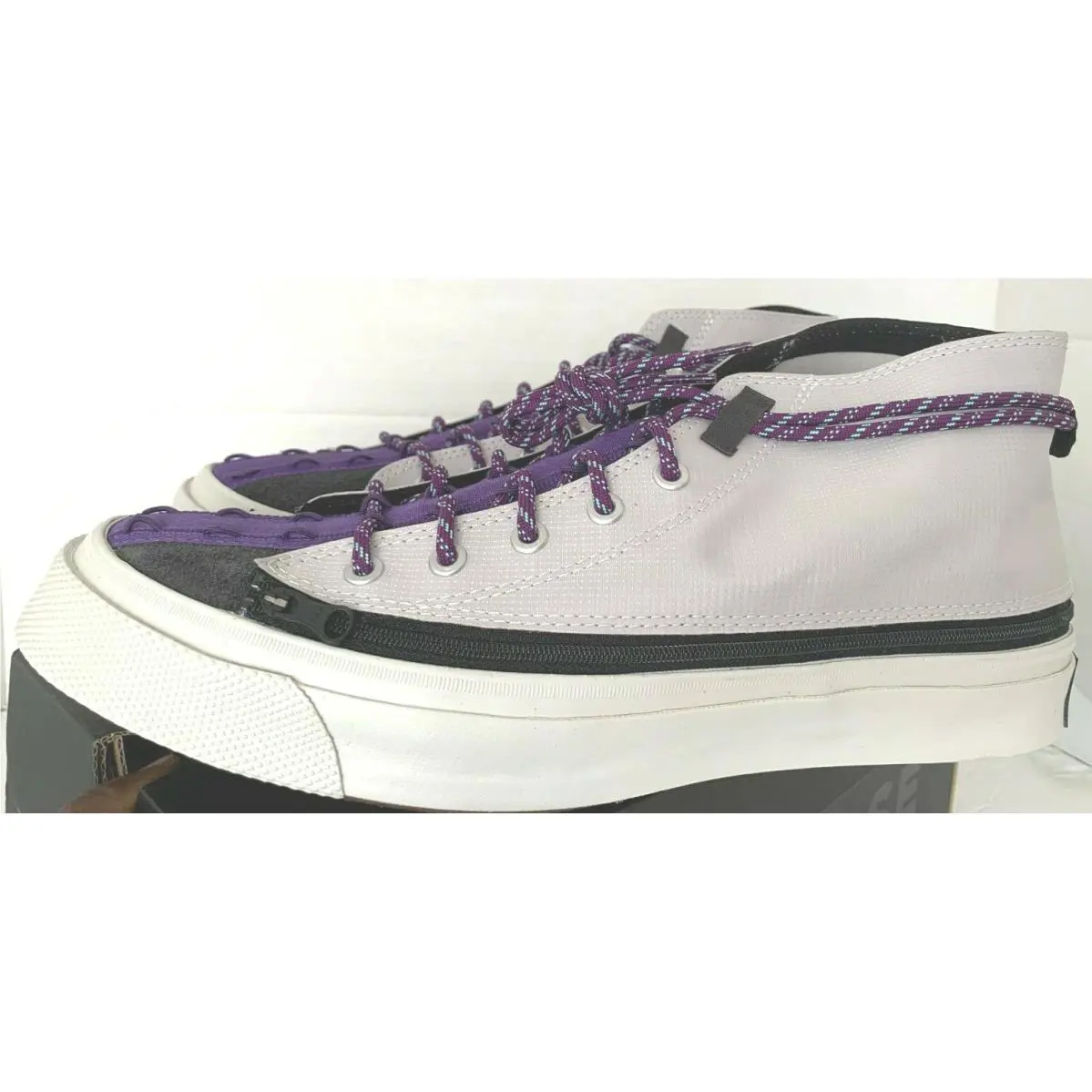 Converse shoes - Converse Deck Star - Deck Star - 170054C - PALE PUTTY/BLACK/PURPLE, Manufacturer: 170054C 18