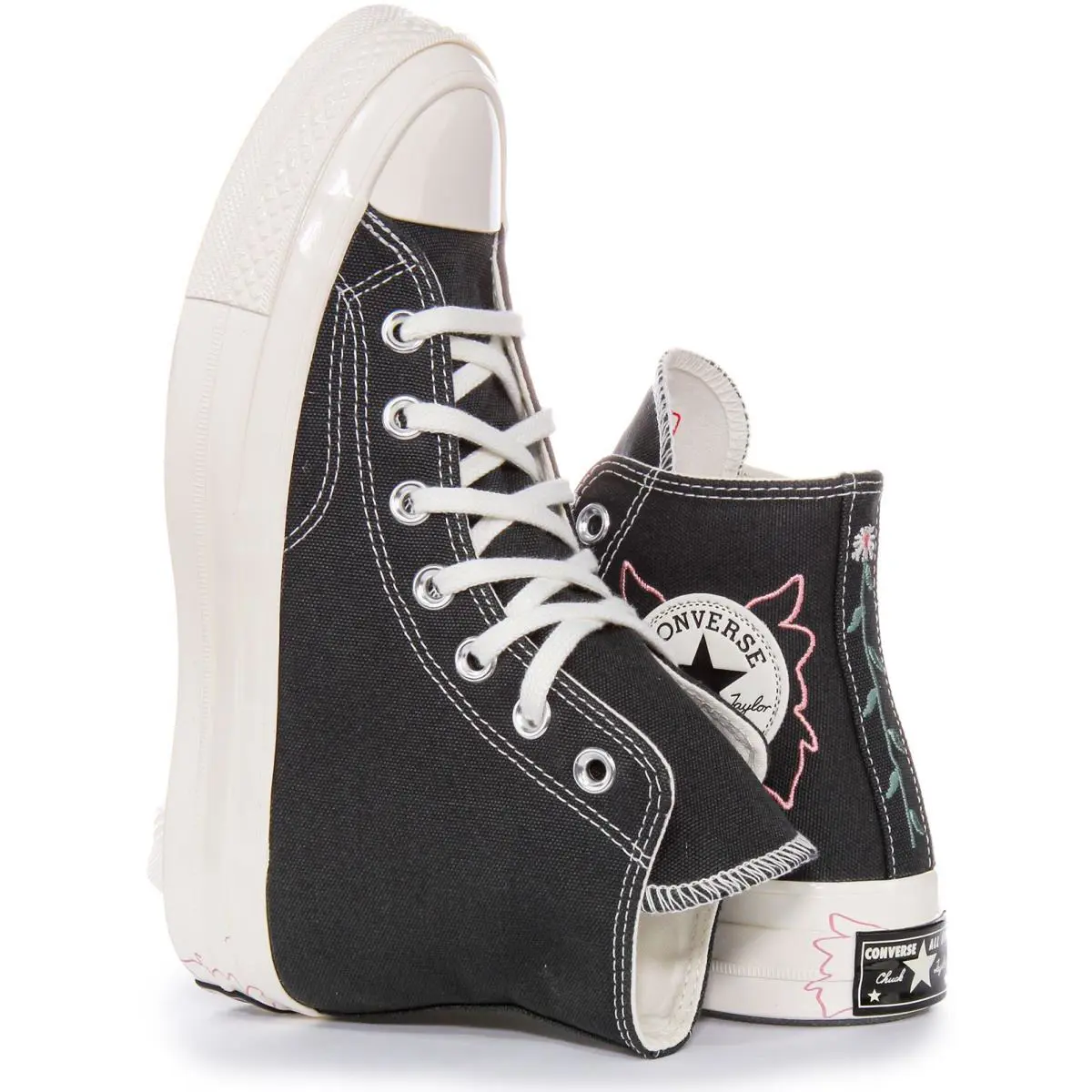 Converse shoes - BLACK WHITE 2
