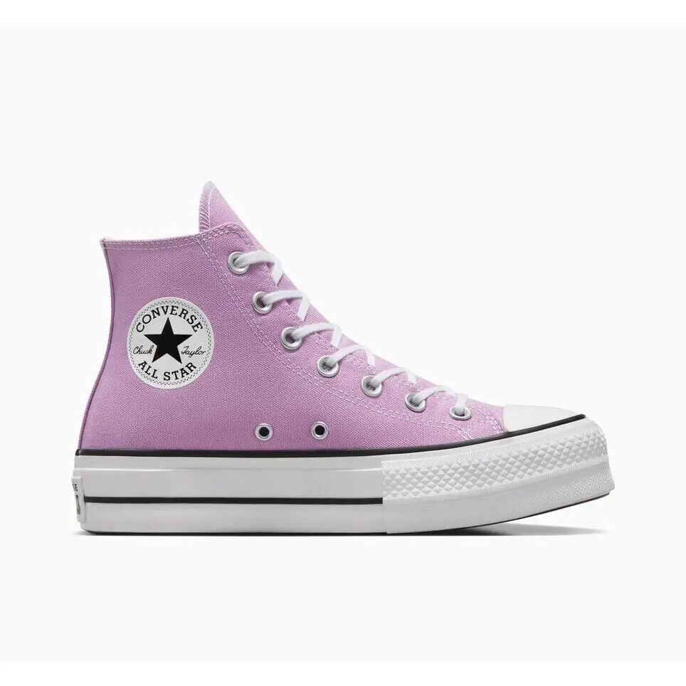 Converse Women`s Chuck Taylor All Star Lift Platform Canvas High-top Shoes Classic Amethyst
