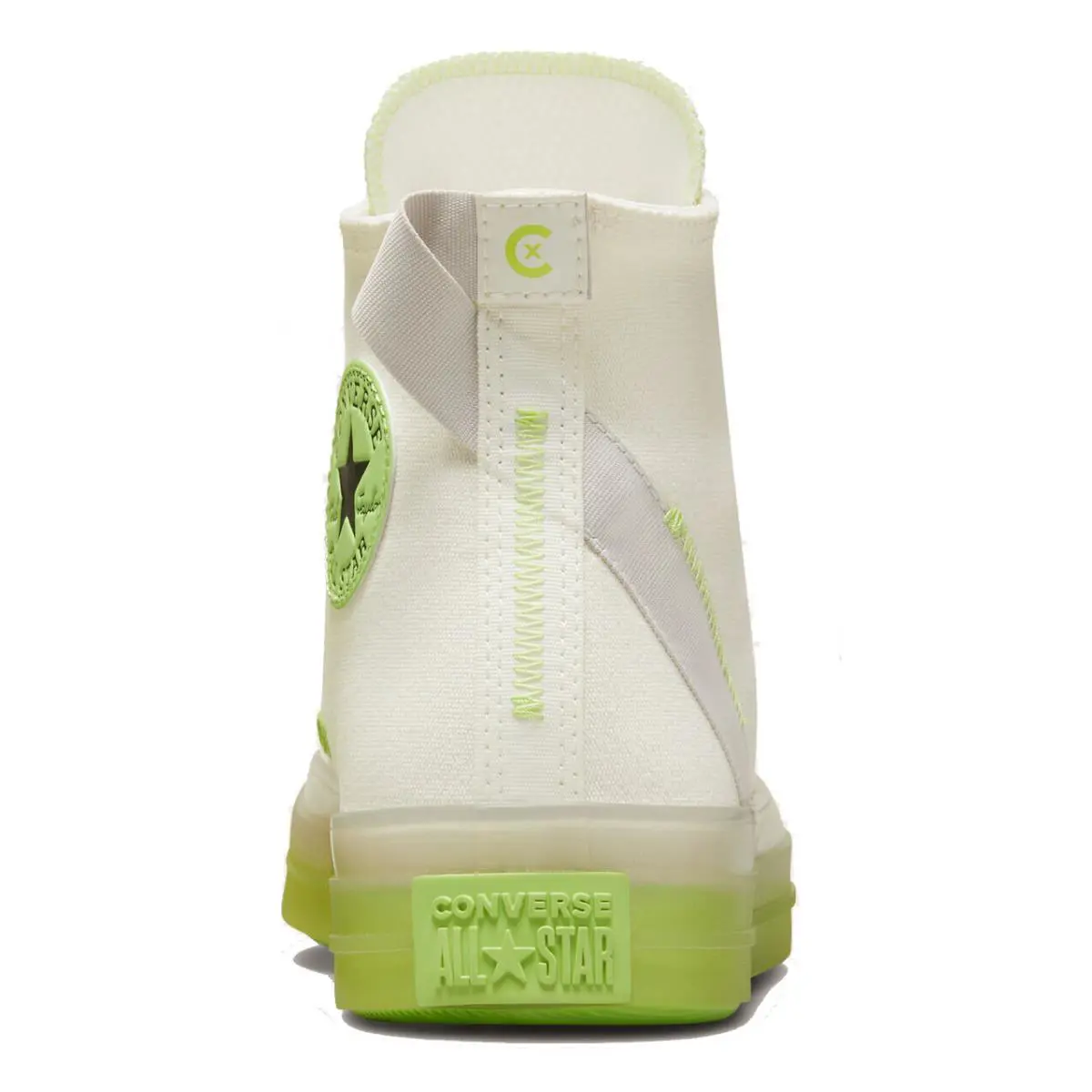 Converse shoes - Egret/Pale putty/Lime rave 1