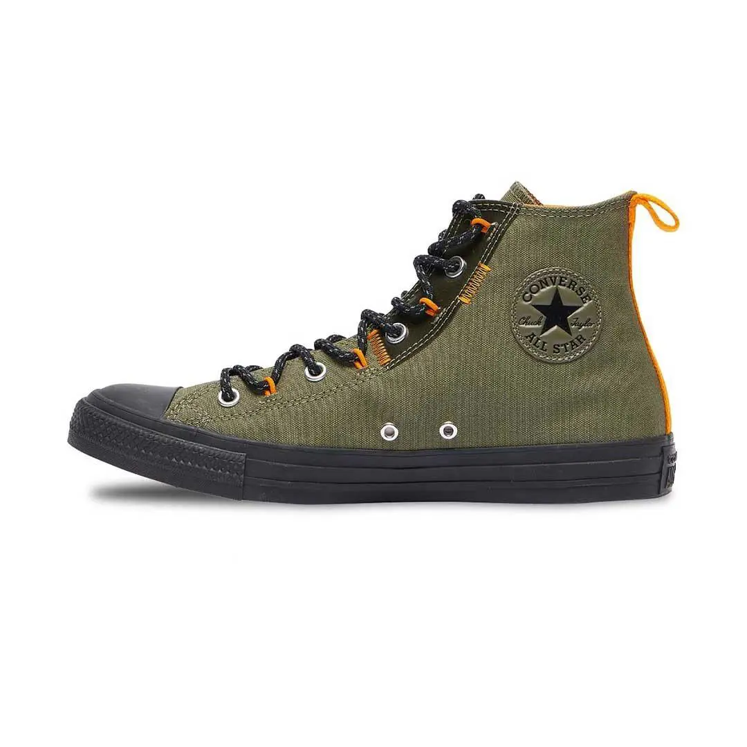 Converse Ctas Hi Utility. . Mens Size: 7.5 - 12 - Army Green/Orange